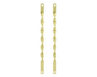 20" Strebe Springergabel Flat Twisted Gold