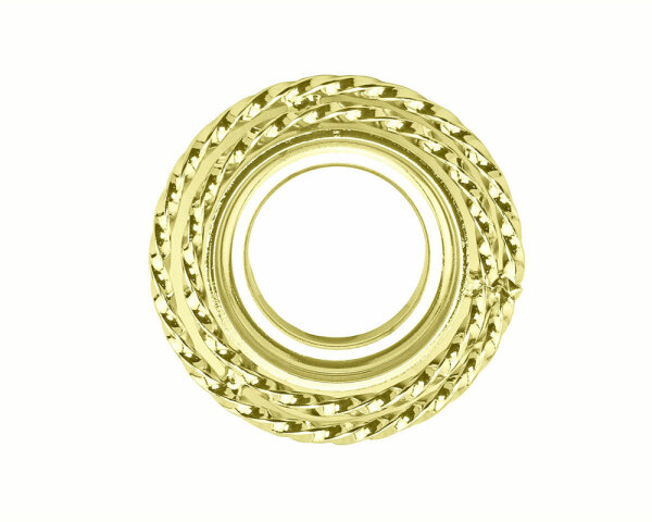 Steuerkopf Abdeckung Double Square Twisted Gold