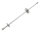 Trike Achse 5/8 Chrom