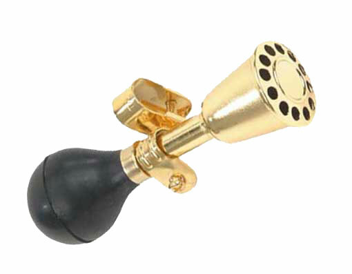 Hupe &quot;Revolver&quot; Gold Buggle Horn