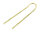 Sissy Bar 24" Gold