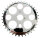 Chainring 36 teeth &quot;Lowrider Head&quot; Chrome