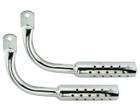 Auspuff Set  "OG" Chrom
