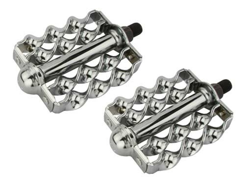 Pedals Set Double Twisted Chrom