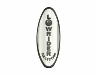 Nameplate &quot;Lowrider Collection&quot; Chrome / Black