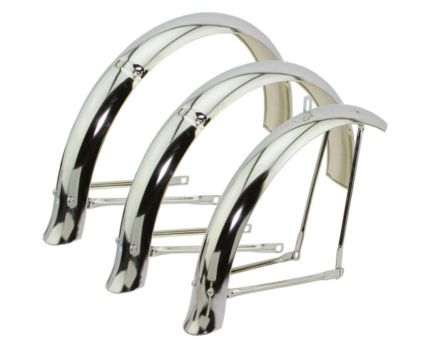 Schutzblech Set 20" Trike Chrom Ducktail