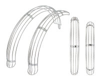 Fender Set 20" Chrome Twisted