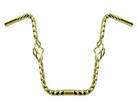 Lenker 15&quot; Apehanger Twisted Cage Gold