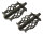 Pedals Set Cage Twisted Black 1/2&quot;