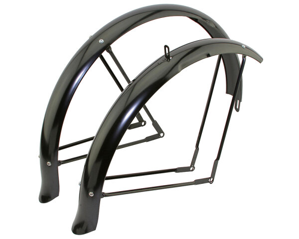 Schutzblech Set 26" Schwarz Ducktail