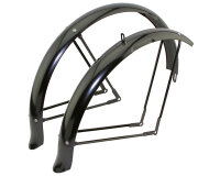 Schutzblech Set 26" Schwarz Ducktail