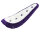 Polo Saddle 20&quot; Purple White