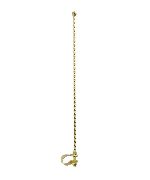 Flag Pole Square Twisted Gold