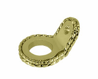 Spring Fork Ring 45 Degree Twisted Gold