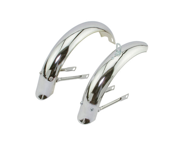  Lowrider 12&quot; Fender Set Chrome