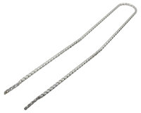 Sissy Bar 42 Inch High Back Chrome Square Twisted