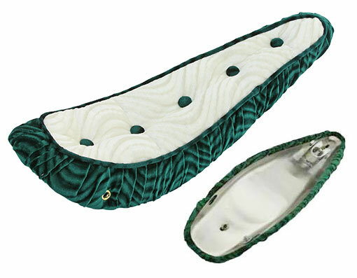 Polo Saddle Velour Green 20&quot; Lowrider