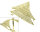26" Twisted Frame Bottom-Insert Gold