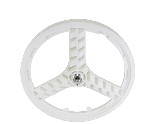 20 Zoll Laufrad 3 Speichen Plastik Weiß BMX Hinterrad