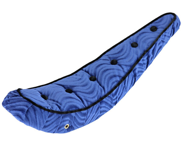 Bananensattel 26" Velours Polo Blau