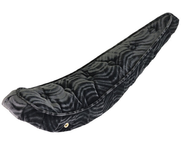 Bananensattel 26" Velours Polo Schwarz
